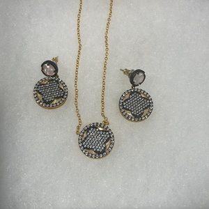 Earrings and necklace set